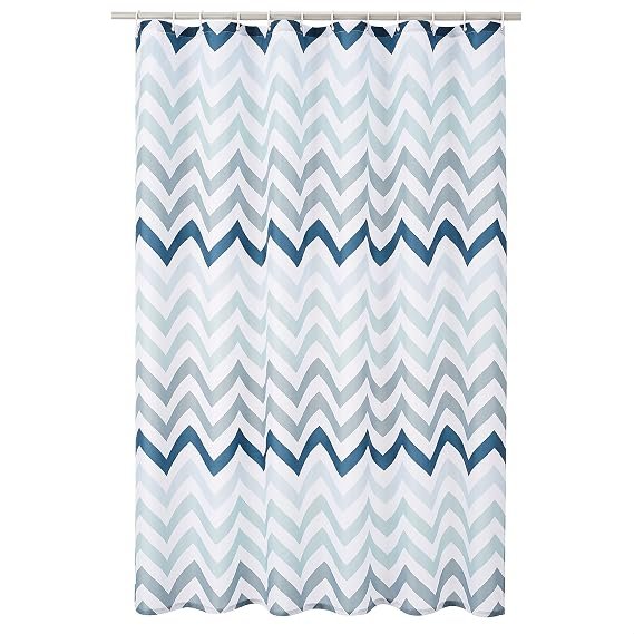 Amazon Basics Bathroom Shower Curtain, Water Resistant